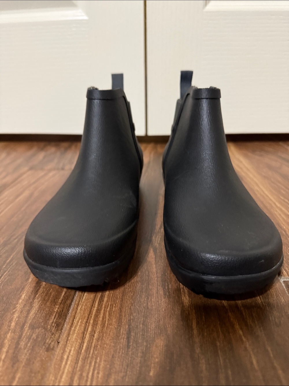 Bogs Womens Black Chelsea Rain Boots